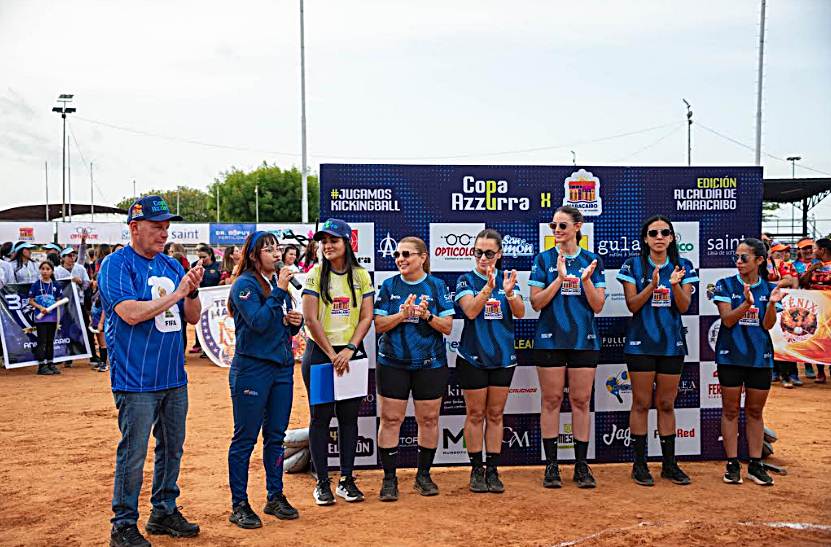 La Copa Azurra impulsa los deportes en Maracaibo con un torneo de kickingball que reúne a 480 atletas femeninas de toda la región zuliana