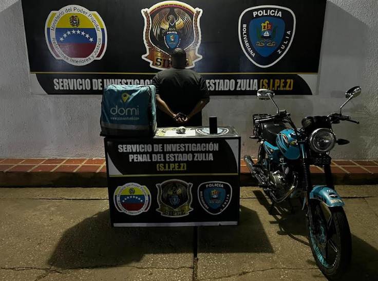 Sipez detiene a un falso delivery por microtráfico de drogas en Maracaibo