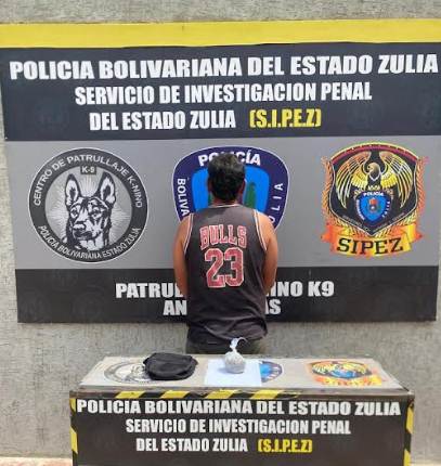 Oficiales del Cpbez aprehendieron a un sujeto de 28 años en el barrio San Pedro, Maracaibo