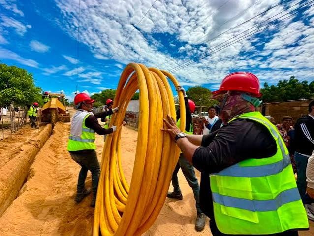 Más de 250 familias se benefician con la instalación de la red de gas doméstico en la comunidad Los Olivitos