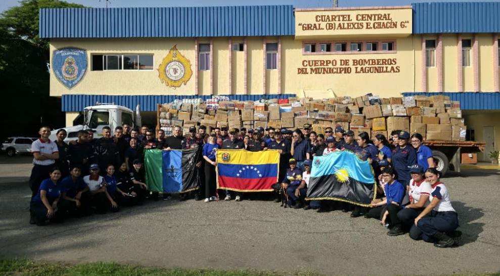 La Alcaldía impulsa la solidaridad en Lagunillas con el envío de 100 toneladas de ayuda humanitaria