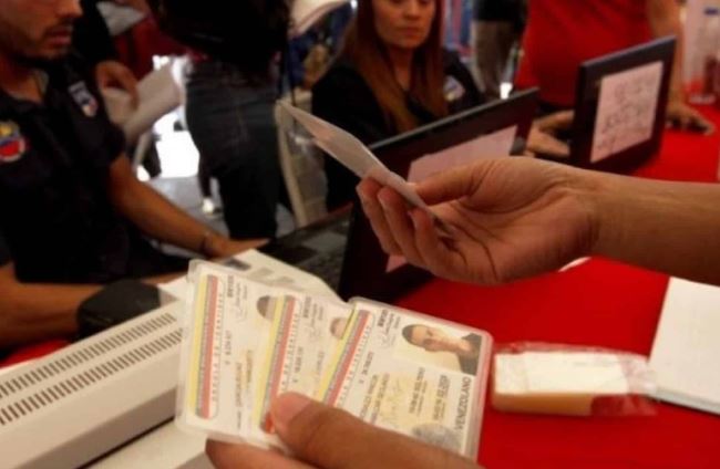 Jornada especial de cedulación anuncia el SAIME