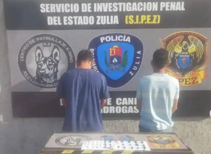 El Cpbez arrestó a dos sujetos con 35 dosis de cocaína en el sector Belloso de Maracaibo