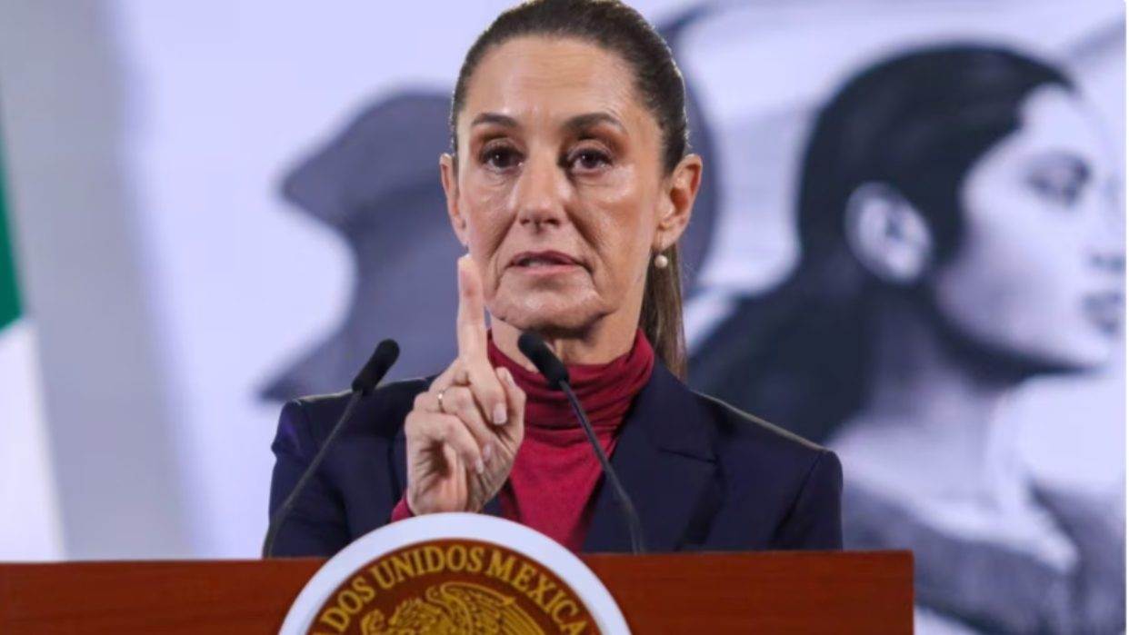 Claudia Sheinbaum denuncia que EE.UU. usa el narcotráfico como pretexto para intervenir en México