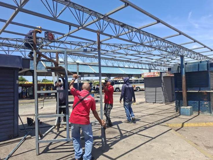 Avanza la modernización del Terminal de Maracaibo con la rehabilitación del andén 4