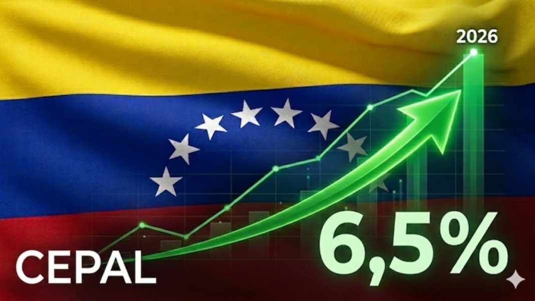 La Cepal proyecta a Venezuela con un crecimiento económico de 6,5% para 2026