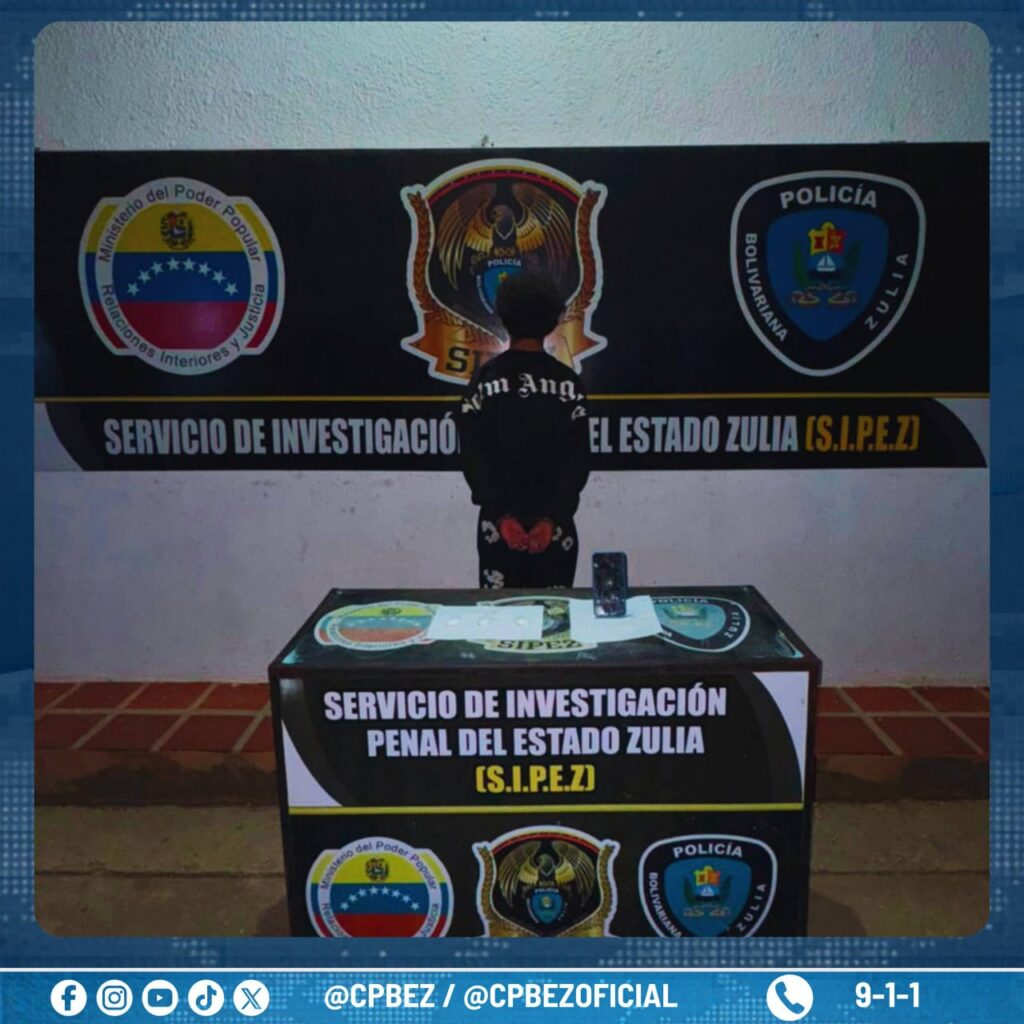 El CPBEZ capturó a cuatro sujetos por microtráfico de drogas en Zulia