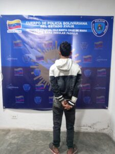 Capturan a un joven de 21 años en el municipio Mara del estado Zulia por agredir y amenazar de muerte a su madre