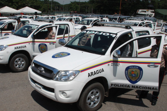 Foto referencial del procedimiento de comisiones policiales de la PNB y el Cicpc en el municipio Leonardo Infante.