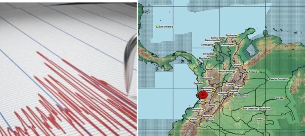 Un sismo de magnitud 4,4 sacudió este jueves el municipio de Istmina en el Chocó