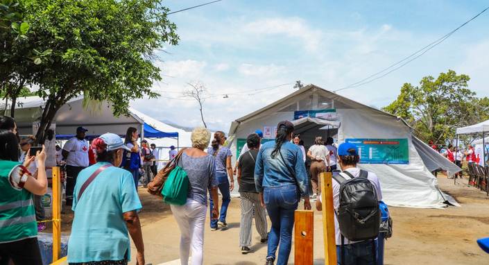 La Cruz Roja Venezolana abrió un punto comunitario en Catia La Mar, La Guaira