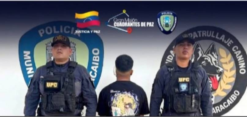 Polimaracaibo detiene a pareja tras una violenta pelea en un bar de San Jacinto donde se agredieron mutuamente