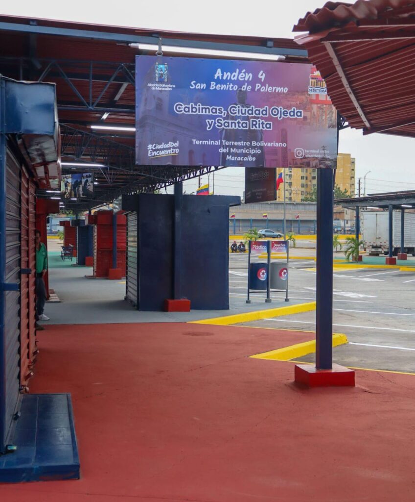 El alcalde Di Martino reinauguró los andenes 4 y 5 del Terminal de Pasajeros de Maracaibo
