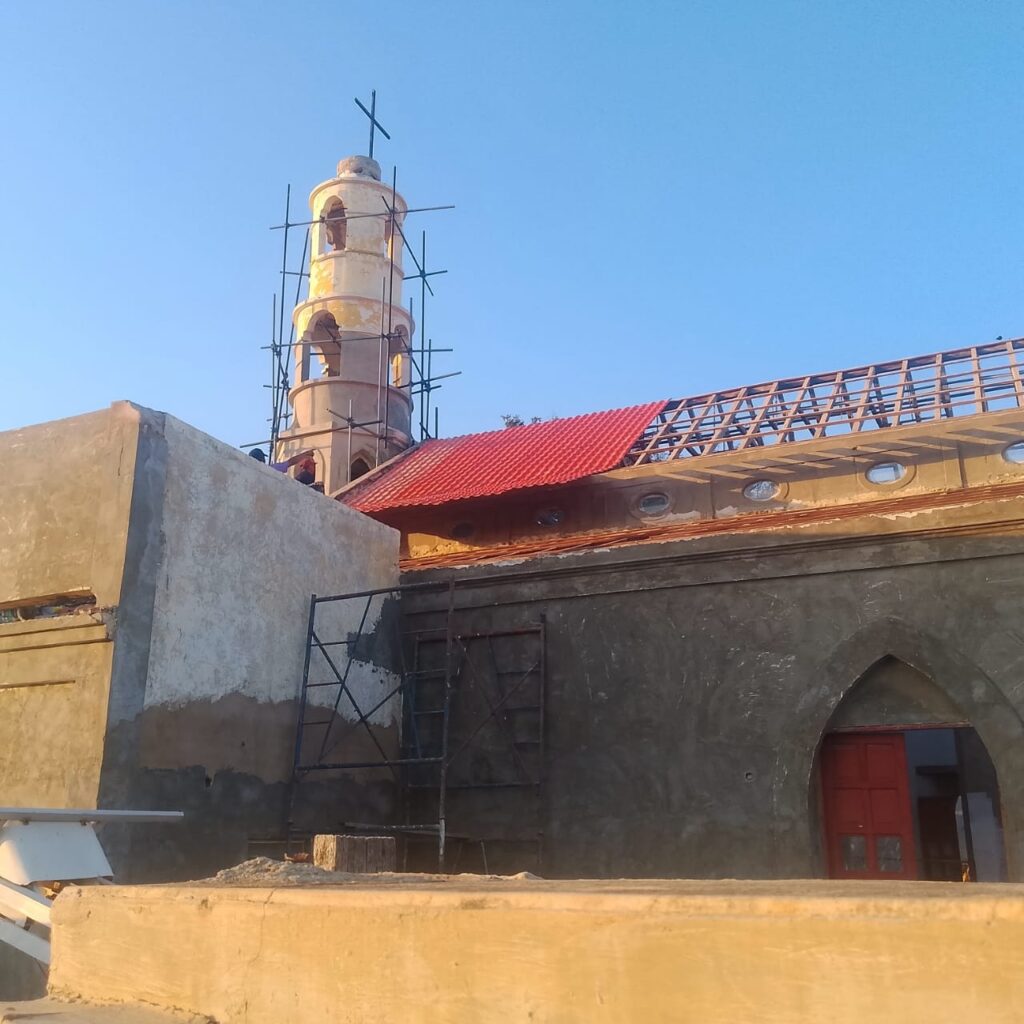 Gobernación del Zulia avanza en la restauración integral de la iglesia Nuestra Señora de Lourdes en Isla de Toas, municipio Almirante Padilla