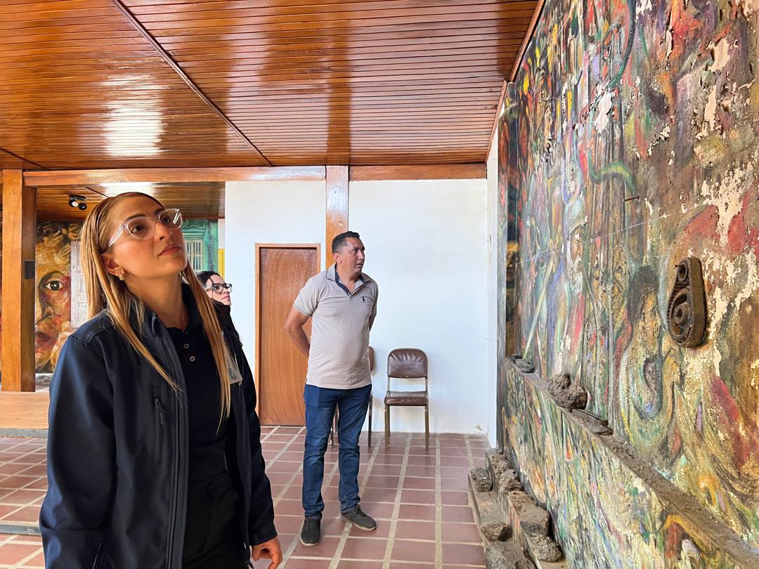 Trabajos de restauración en la infraestructura y obras de la Casa Museo Gabriel Bracho en Zulia