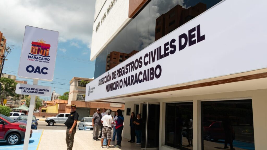Conoce la nueva sede del Registro Municipal de Maracaibo en la calle 72 con av. 3Y. Trámites civiles gratuitos, atención social y espacios renovados para los ciudadanos