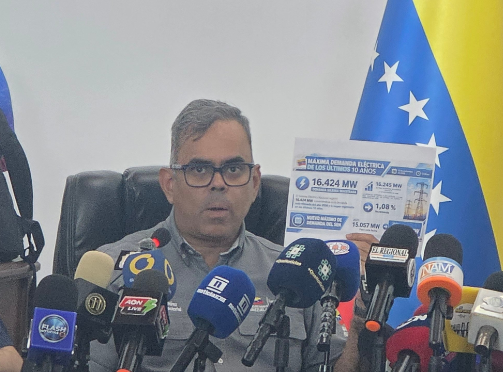 El vicepresidente sectorial de Obras Públicas y Servicios, Juan José Ramírez destaca pico de consumo electrico