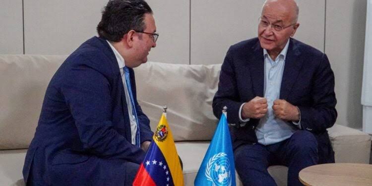 El alto comisionado de ACNUR, Barham Salih, llega a Venezuela para fortalecer la cooperación bilateral, la protección de refugiados y los planes conjuntos con el Estado