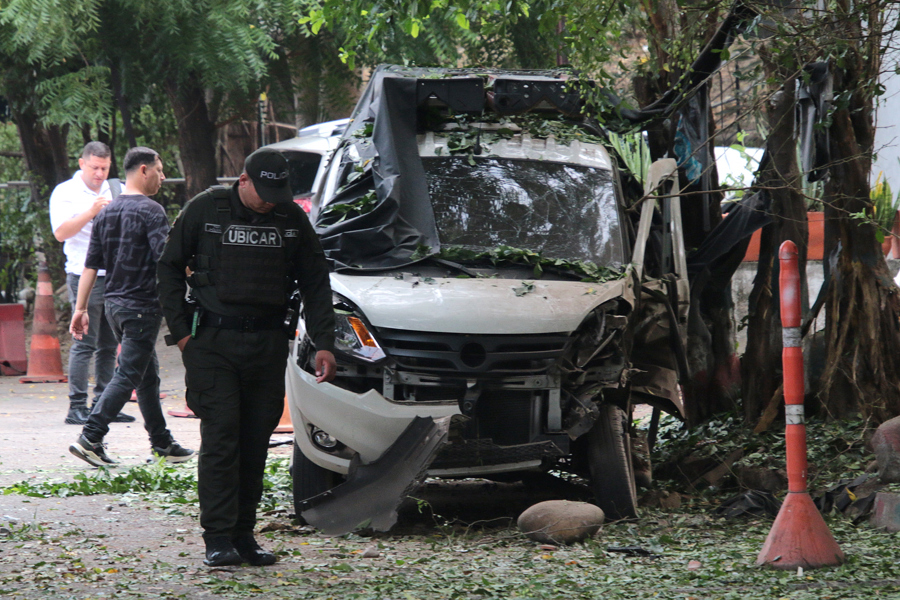Seis personas resultaron heridas tras un atentado con explosivos cerca del puente internacional Francisco de Paula Santander en Cúcuta