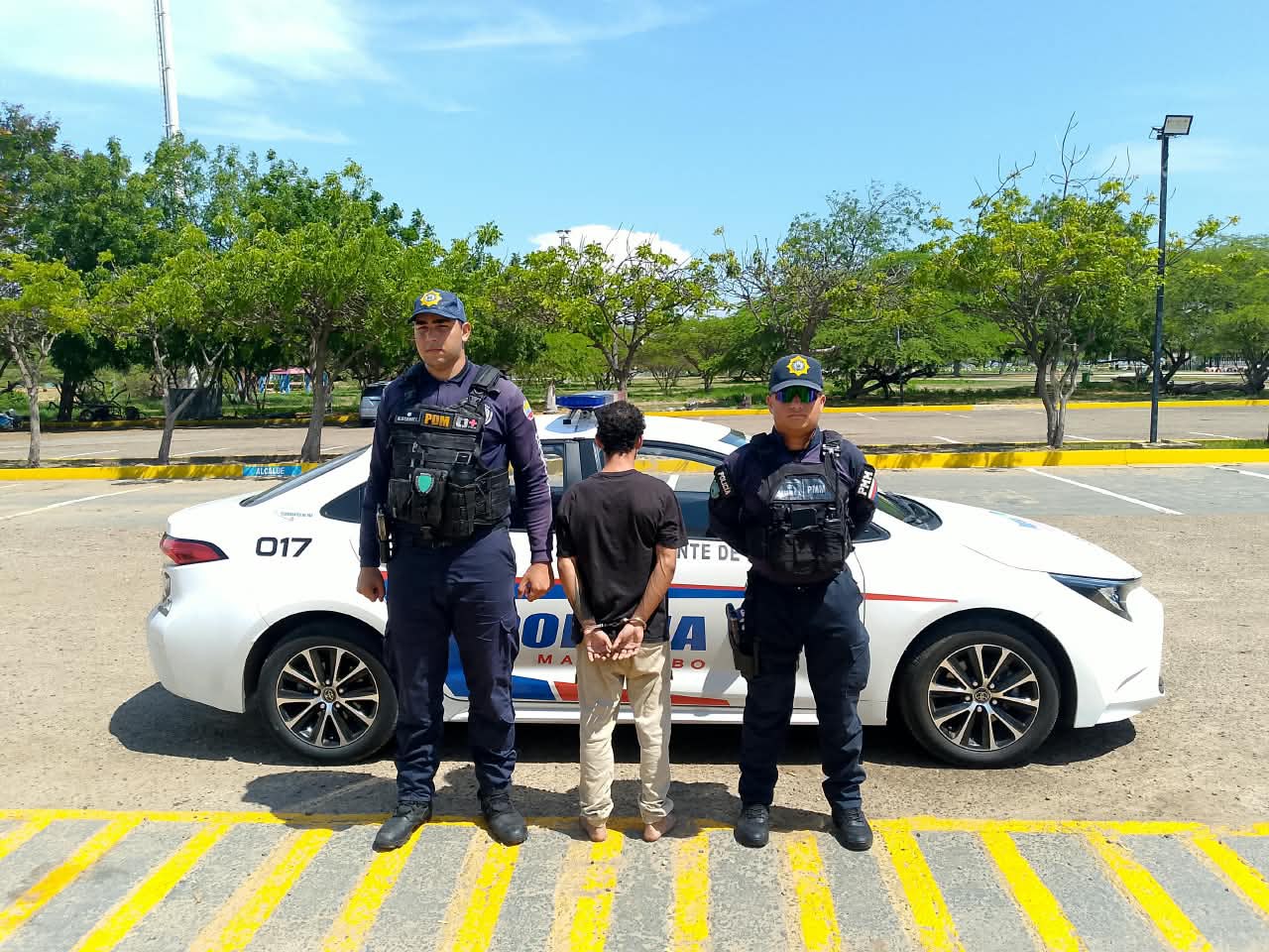 Polimaracaibo arrestó a un joven de 23 años en el sector Santa Lucía por agredir a su madre y violar una orden de alejamiento