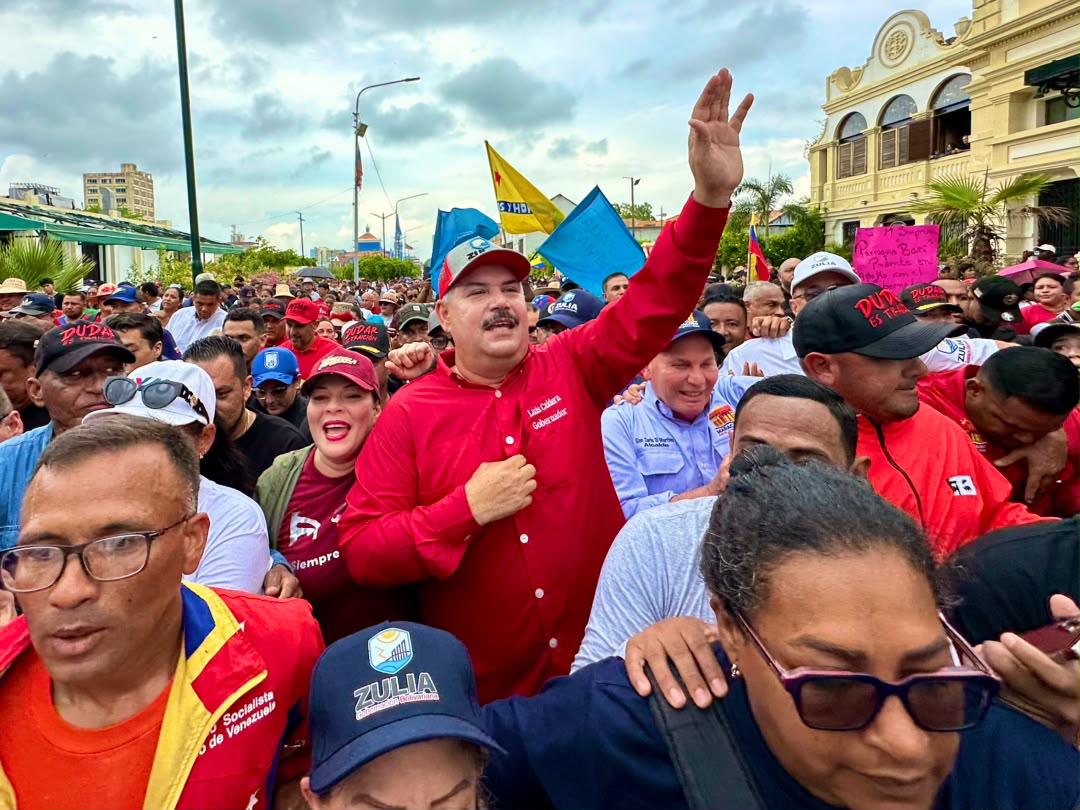 El gobernador del Zulia, Luis Caldera, conmemoró 14 años de la victoria de Hugo Chávez destacando la estabilidad institucional del país