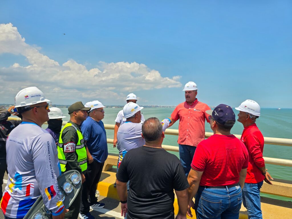 Gobernación del Zulia inicia la reconstrucción total del sistema de iluminación del Puente sobre el Lago con tecnología LED