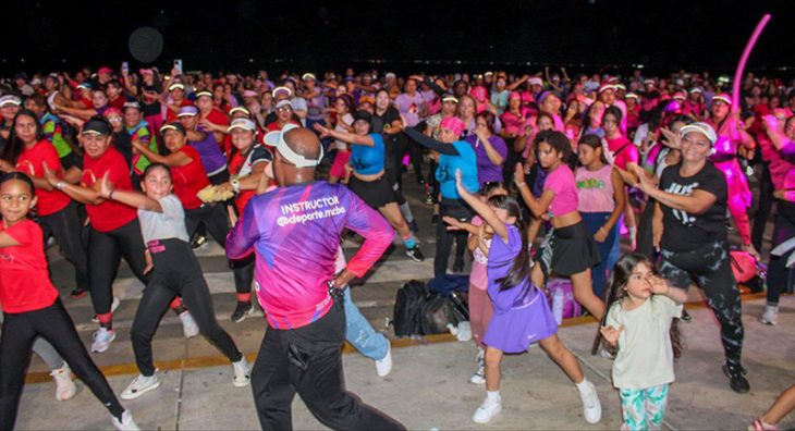 Maracaibo cierra el Mes Rosa con 'Maracaibo Fitness' en la Vereda del Lago.