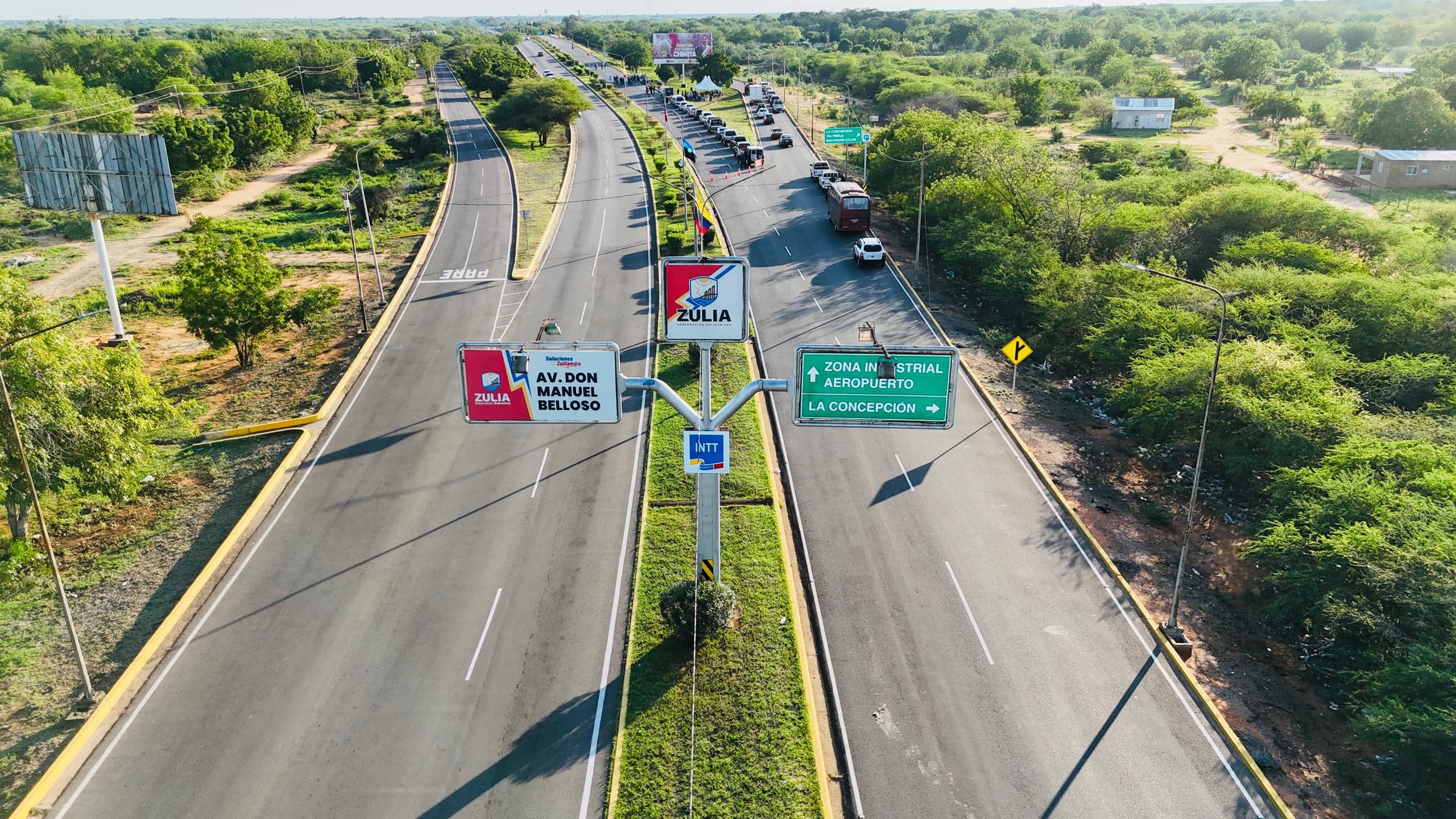 El Plan Estadal de Asfaltado roza las 500.000 toneladas en el Zulia tras rehabilitar el corredor Don Manuel Belloso.