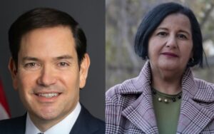 Marco Rubio se reúne en Washington con Dinorah Figuera, expresidenta de la Asamblea Nacional de 2015