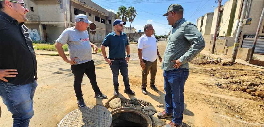 La Gobernación del Zulia sustituye 120 metros de colector de aguas servidas en el corredor vial Amparo de Maracaibo